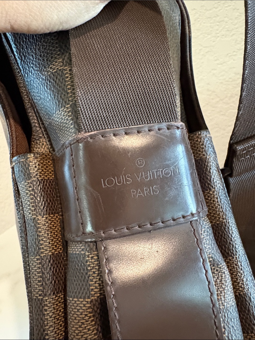 Louis Vuitton Naviglio SR3007 Brown Damier LV Crossbody Bag - Picture 9 of 16